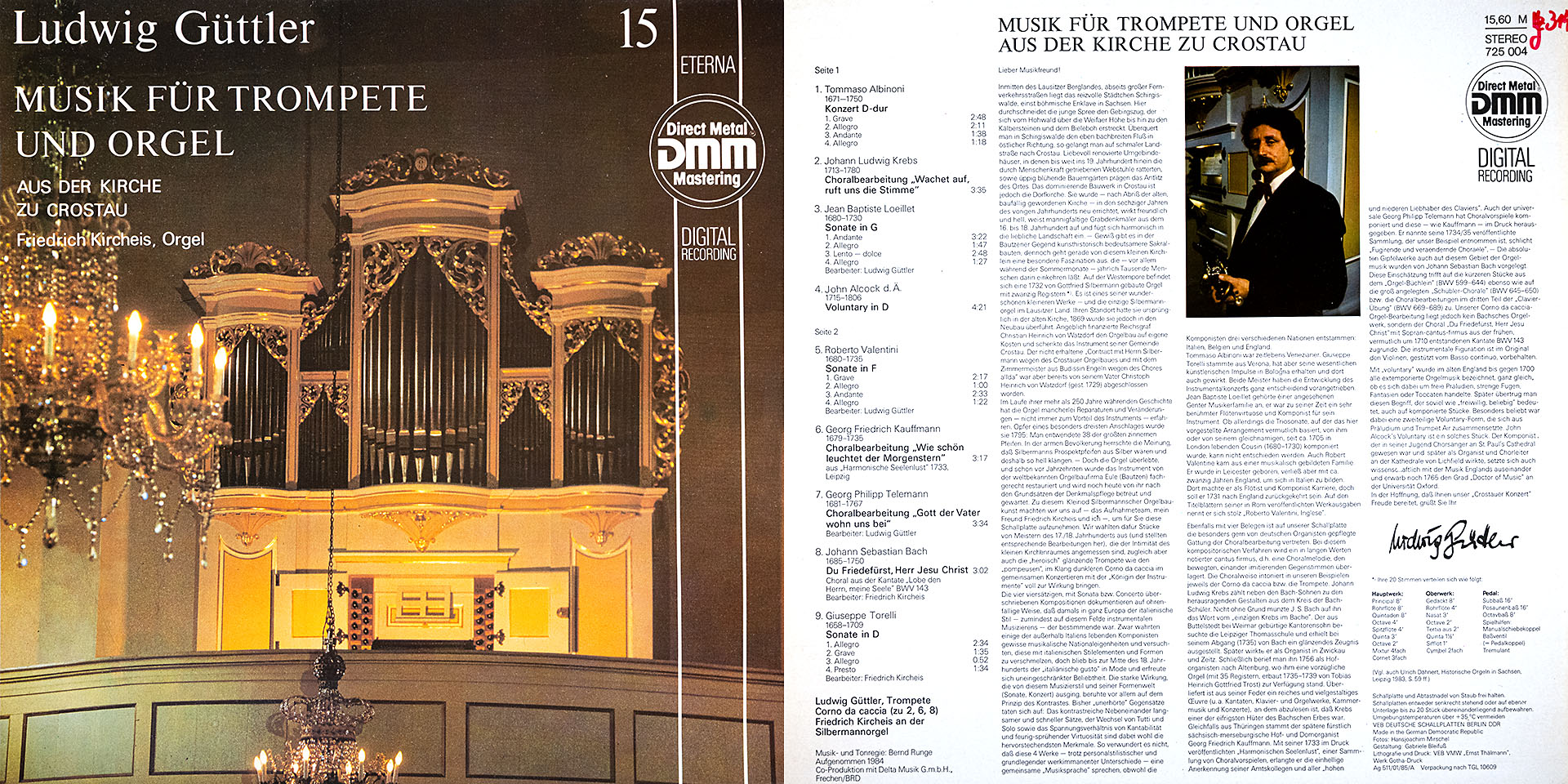 Musik für Trompete und Orgel - Ludwig Güttler, Orgel: Friedrich Kircheis